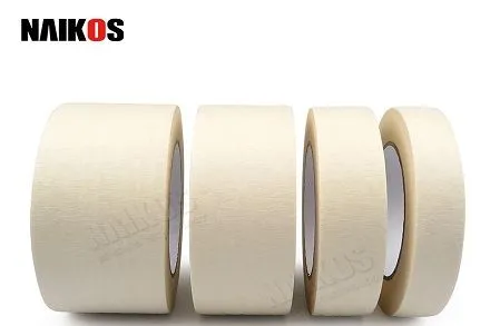 Maskovací páska krepové papíry je k dispozici v různých tloušťkách