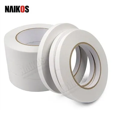 Vlastní bílá oboustranná hedvábná páska