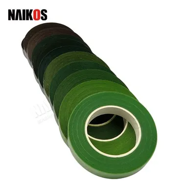 Tmavě zelené květinové pásky pro stonku kytice